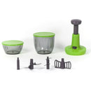 Mini Tritatutto Manuale 2 in 1 - Taglierina e trituratore portatile