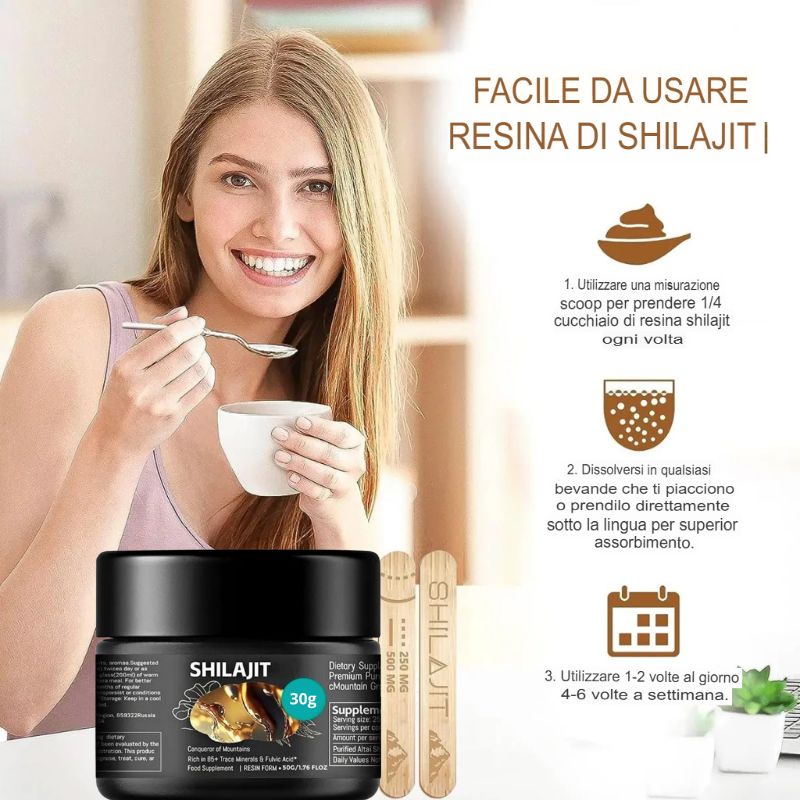 Shilajit Resina Pura – Combo 3 Unitá