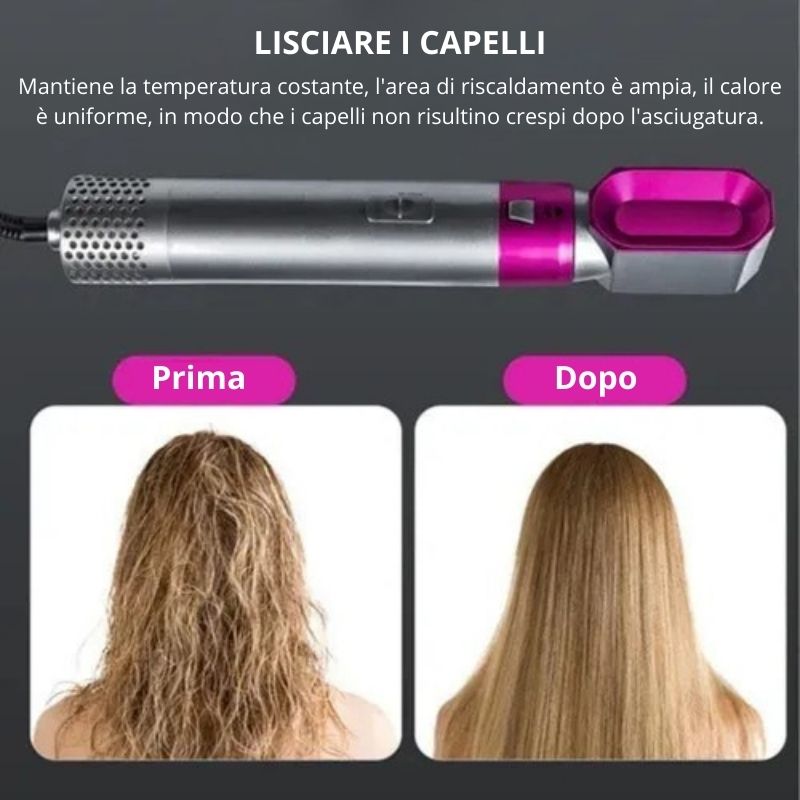 Spazzola per Capelli 5 in 1