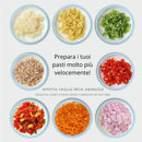 Mini Tritatutto Manuale 2 in 1 - Taglierina e trituratore portatile