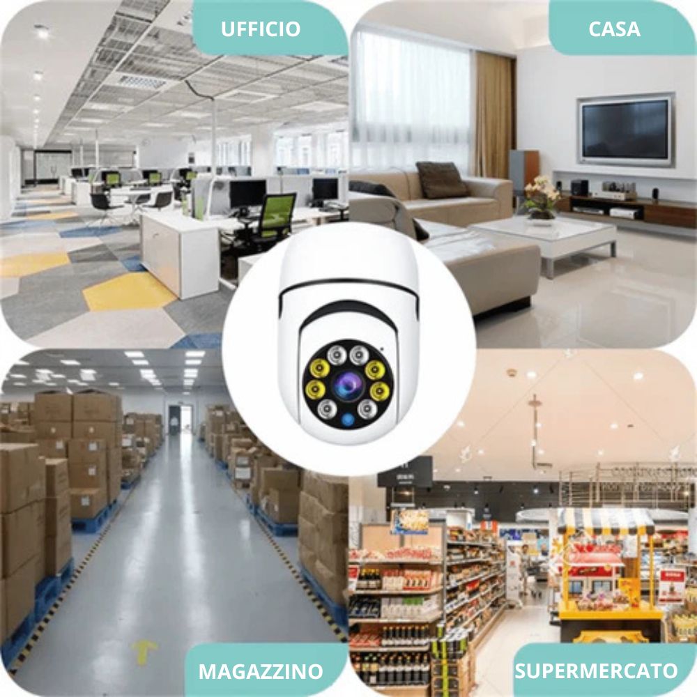 Telecamera di sicurezza Full HD | Wi-Fi intelligente