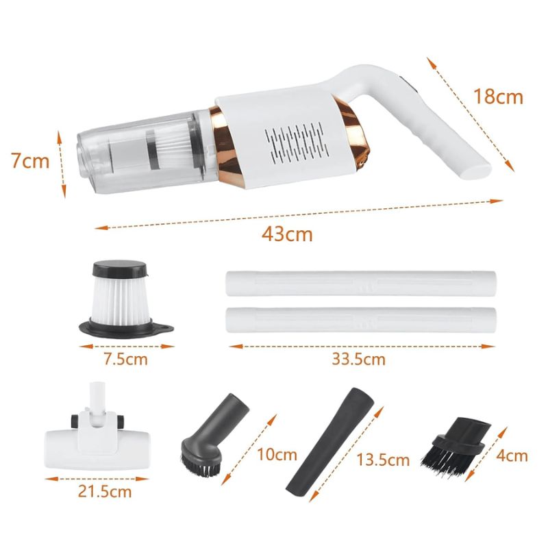 Aspirapolvere Elettrico Senza Fili e Ricaricabile