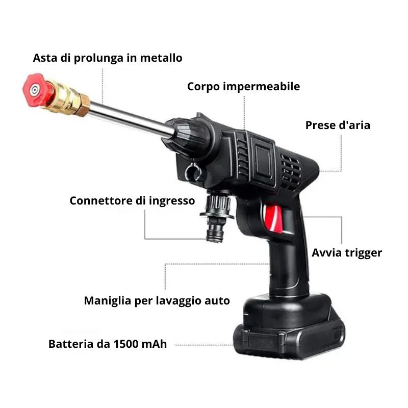 Idropulitrice Portatile 48V a Batteria Ricaricabile