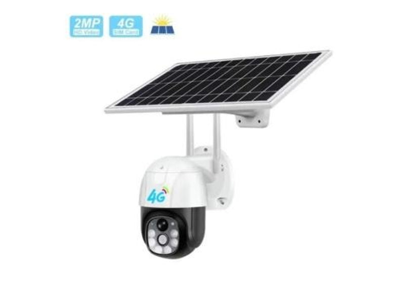 Telecamera di sorveglianza con pannello solare